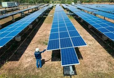 Ground-Mounted Solar Installation